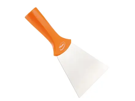 Vikan 40117 Scraper for handle mounting Stainless steel blade 100 mm orange